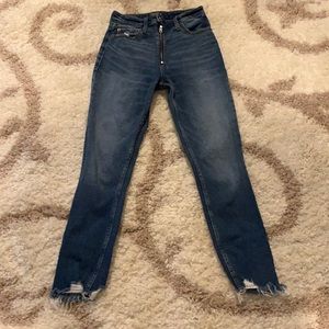 Abercrombie-Simone high rise slim jeans.